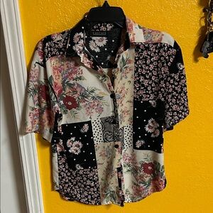 Cascais Floral Patchwork Shirt